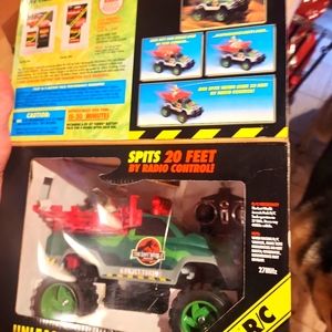Vintage 1997 collectible Tyco r/c truck from the lost world Jurassic park.
